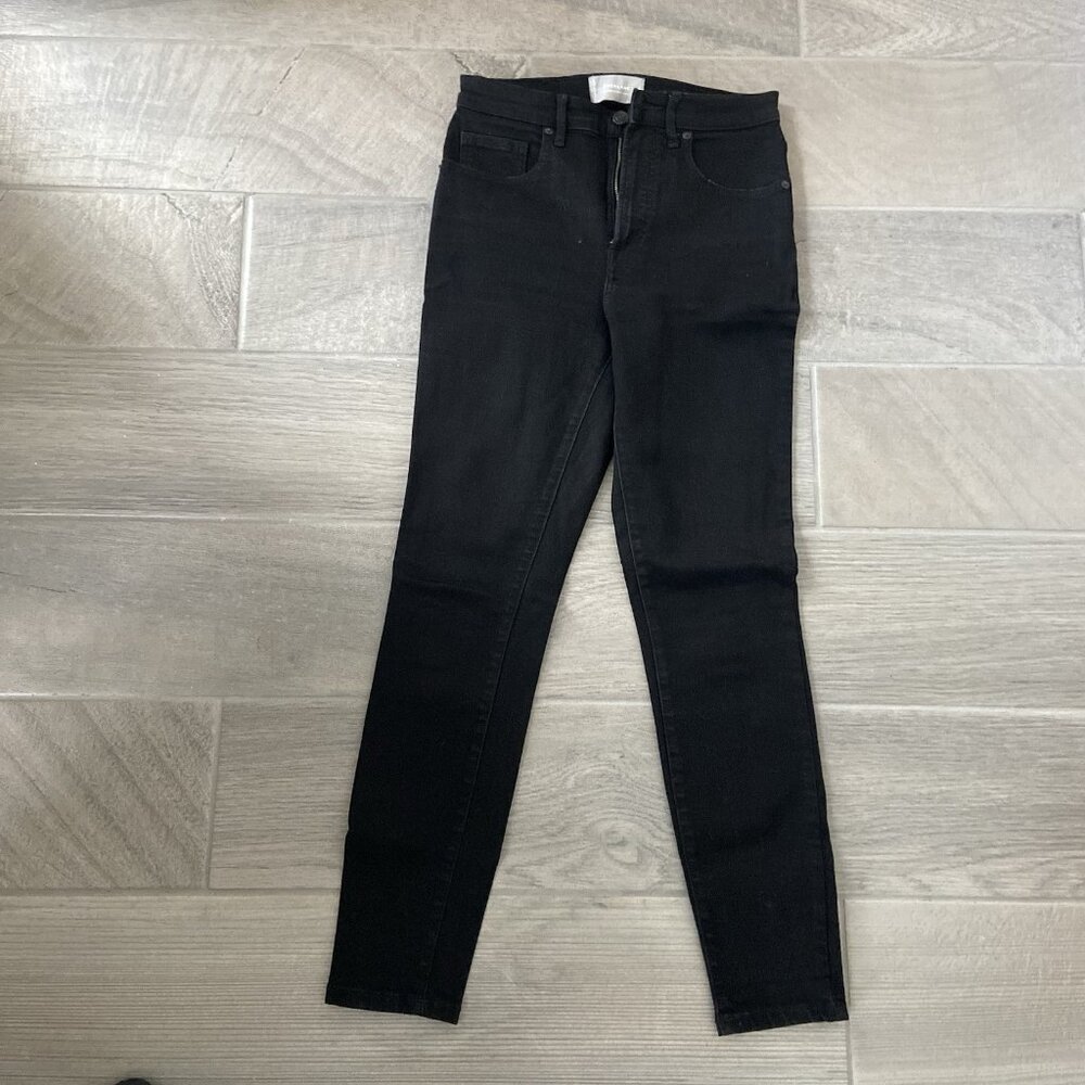 Everlane Jeans Women’s Size 28 90s Cheeky Ankle Black Wash Straight Cotton